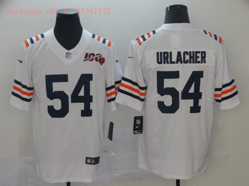 Chicago Bears Brian Urlacher #54 NFL 100 2020 White Jersey Jersey