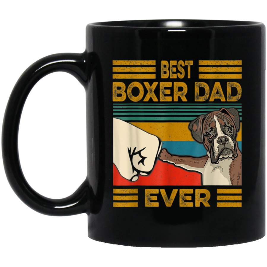 Best Boxer Dad Ever Retro Vintage Mug