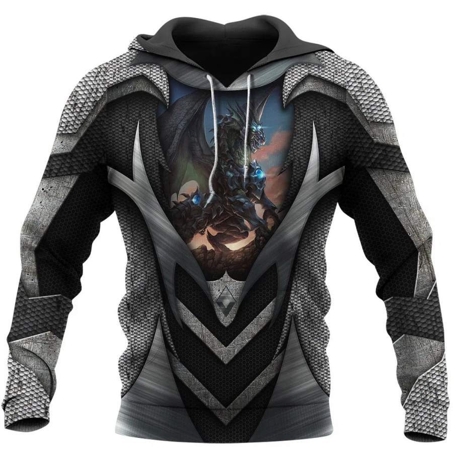 3D Tattoo and Dungeon Dragon Hoodie T Shirt For Men and Women NM050951