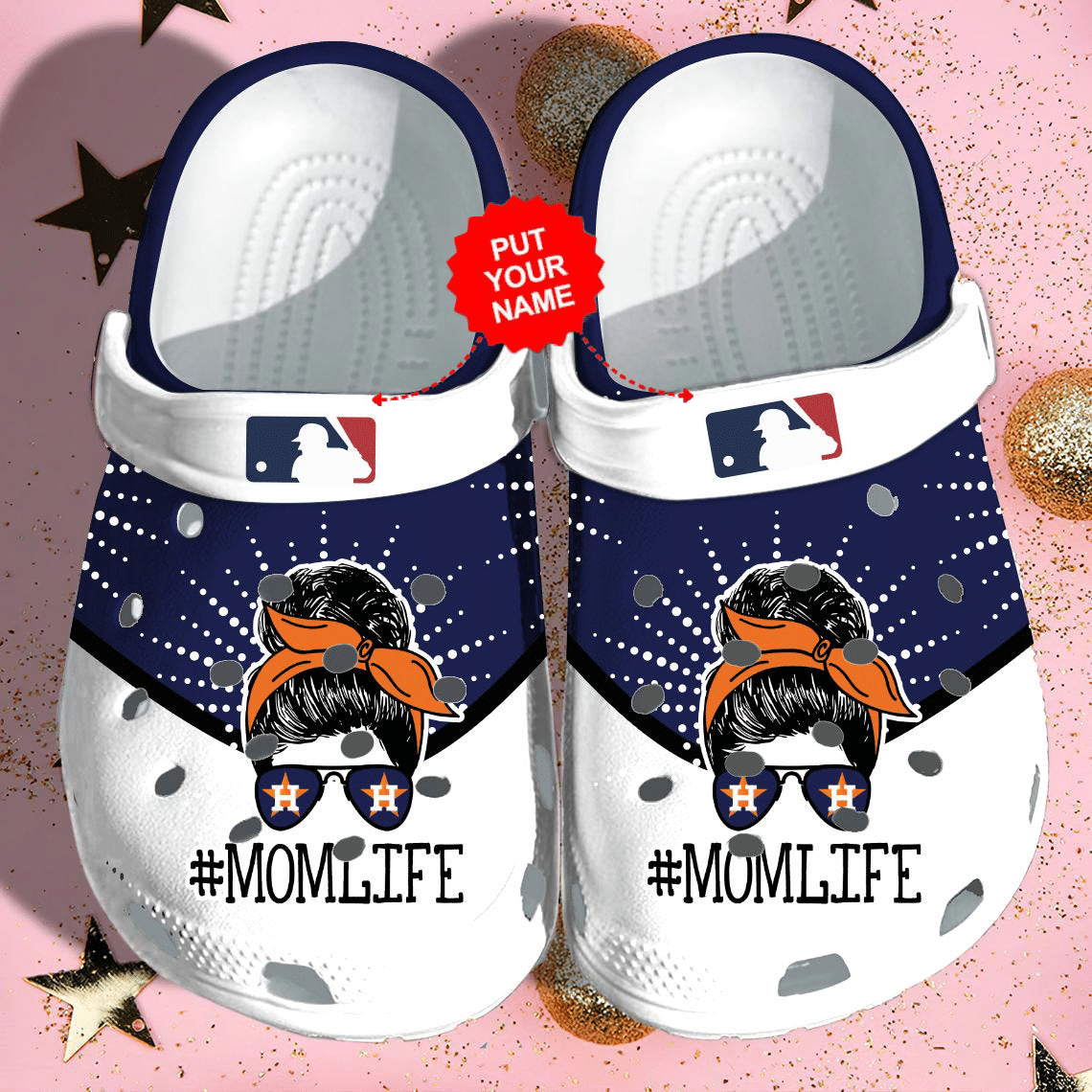 Baseball Crocs – Houston Astros Mom Life Clog Shoes Colorful For Unisex