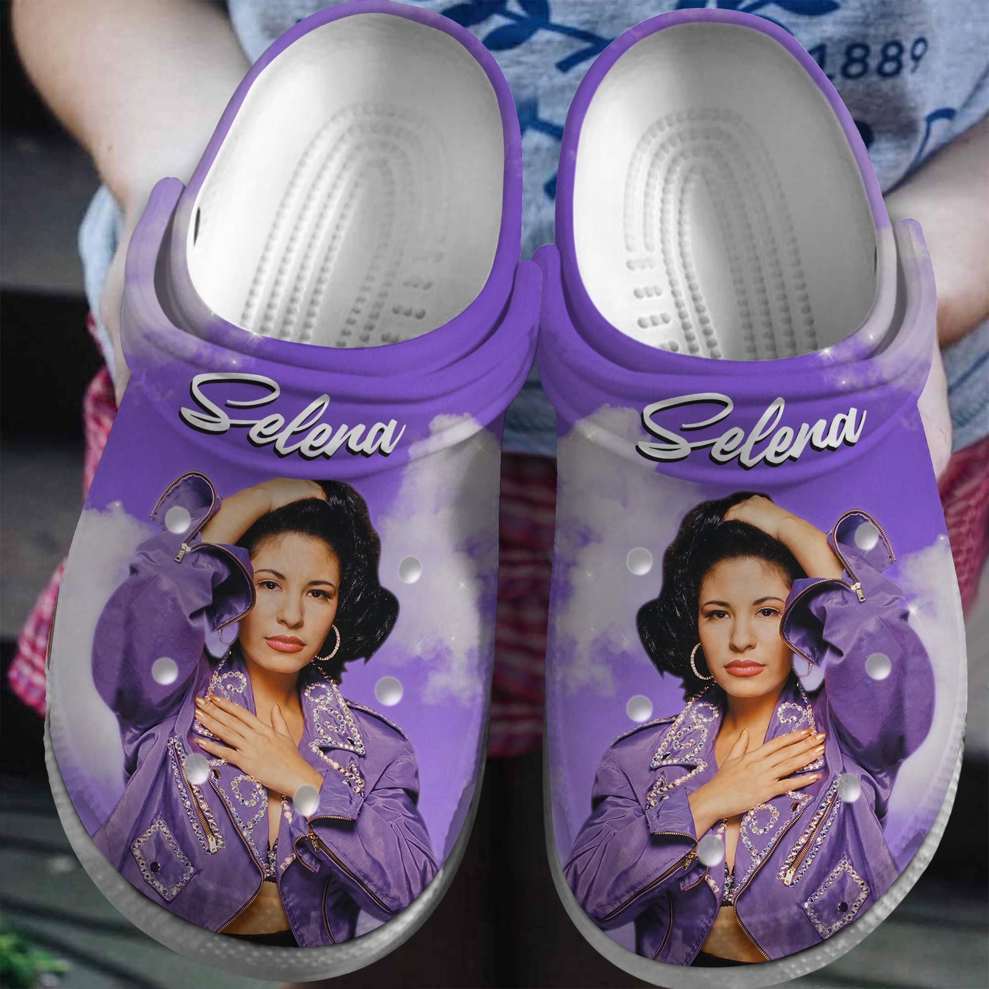 Selena Singer Music Crocs Crocband Clogs Shoes Comfortable For Men Women and Kids 2