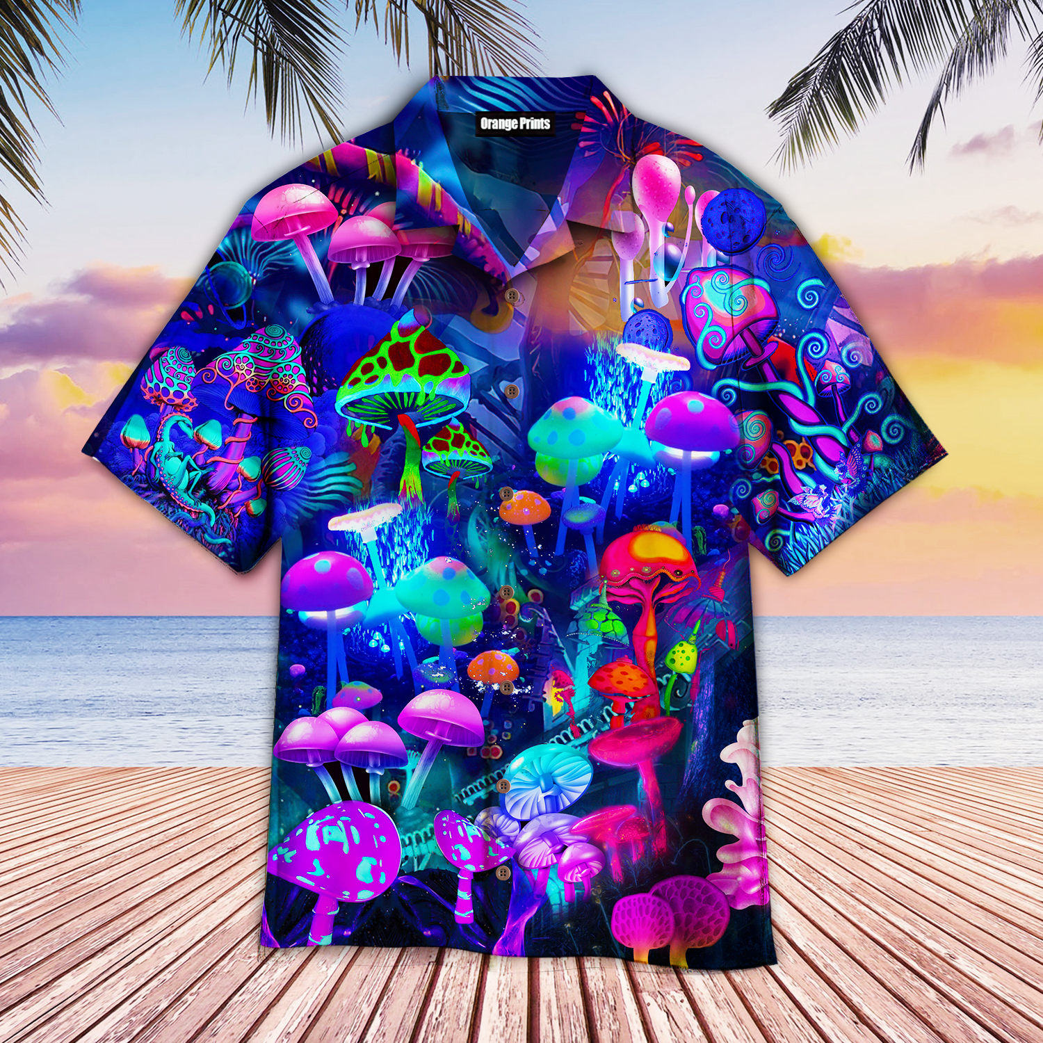 Amazing Magic Mushroom Peace Life Hawaii Shirt For Men Women Ha40003