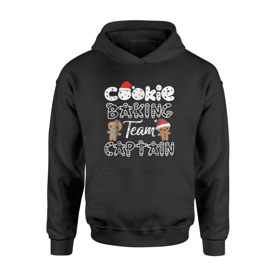 Christmas T Shirt – Cookie Baking Team Captain Gingerbread Christmas T-Shirt – Standard Hoodie