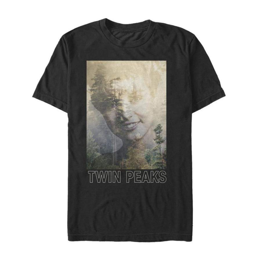 Twin Peaks Men’s Laura Palmer Poster  T Shirt Black