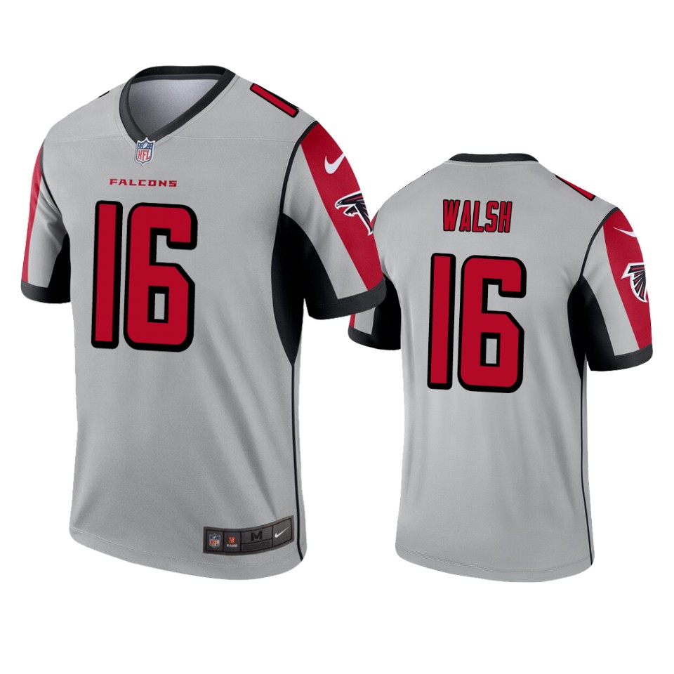 Atlanta Falcons Blair Walsh Silver Inverted Legend Jersey