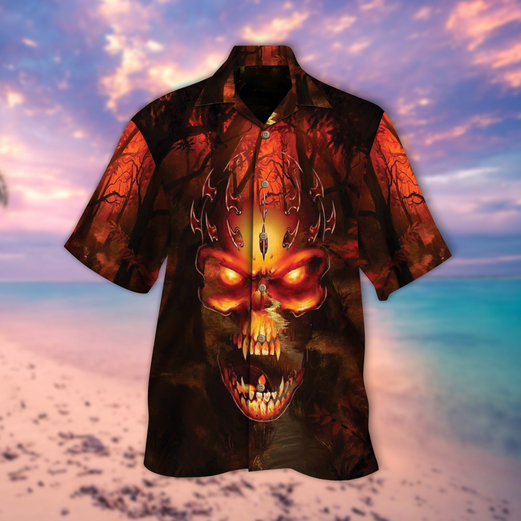 Screaming Skull Hawaii Lover Hawaii Shirt For Men Women Ha73786