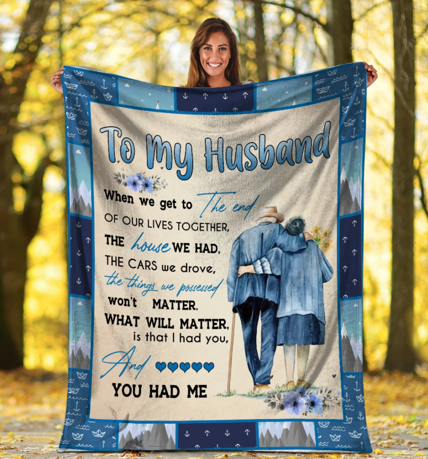 To My Husband, The House We Had, The Cars We Drove Fleece Blanket For Valentine’S Day, Gift For Husband Home Decor Bedding Couch Sofa Soft And Comfy Cozy