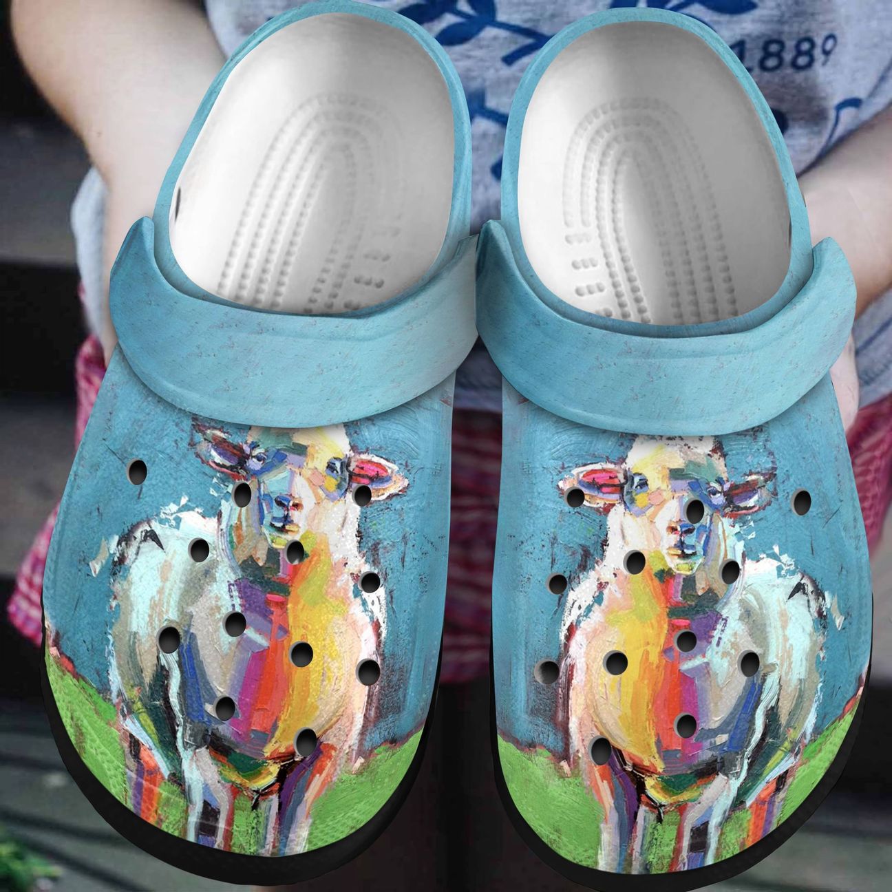 Sheep Personalized Clog, Custom Name, Text, Color, Number Fashion Style For Women, Men, Kid, Print 3D Lovely Sheep