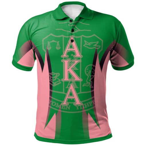 Alpha Kappa Alpha Sorority Limited Version 3D Polo Shirt