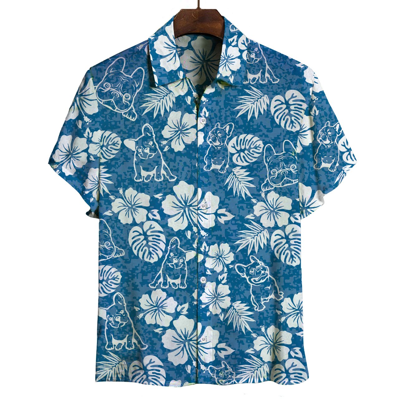 French Bulldog Hawaii Shirt Ha188