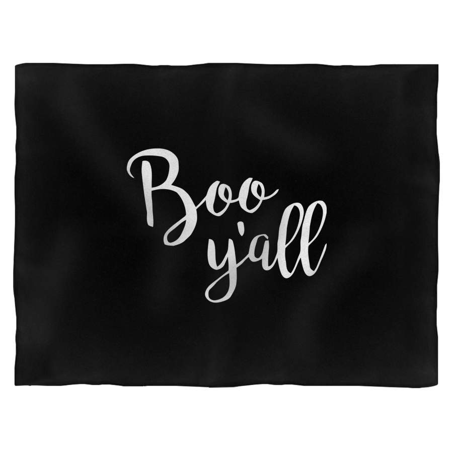 Halloween Boo Y’all Witch Blanket