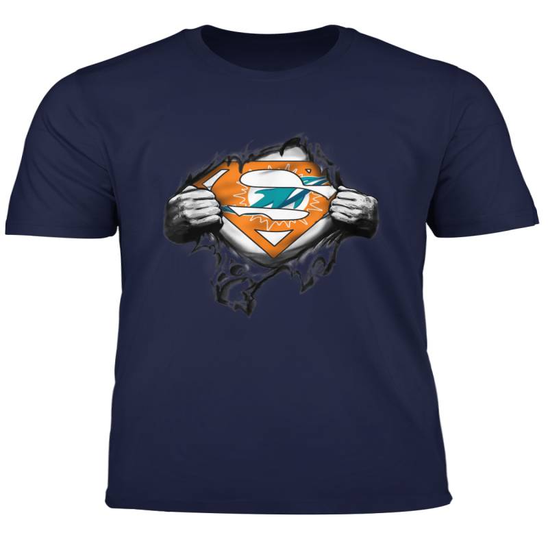 Merry Christmas Football Team Superhero Miami Dolphin T Shirt