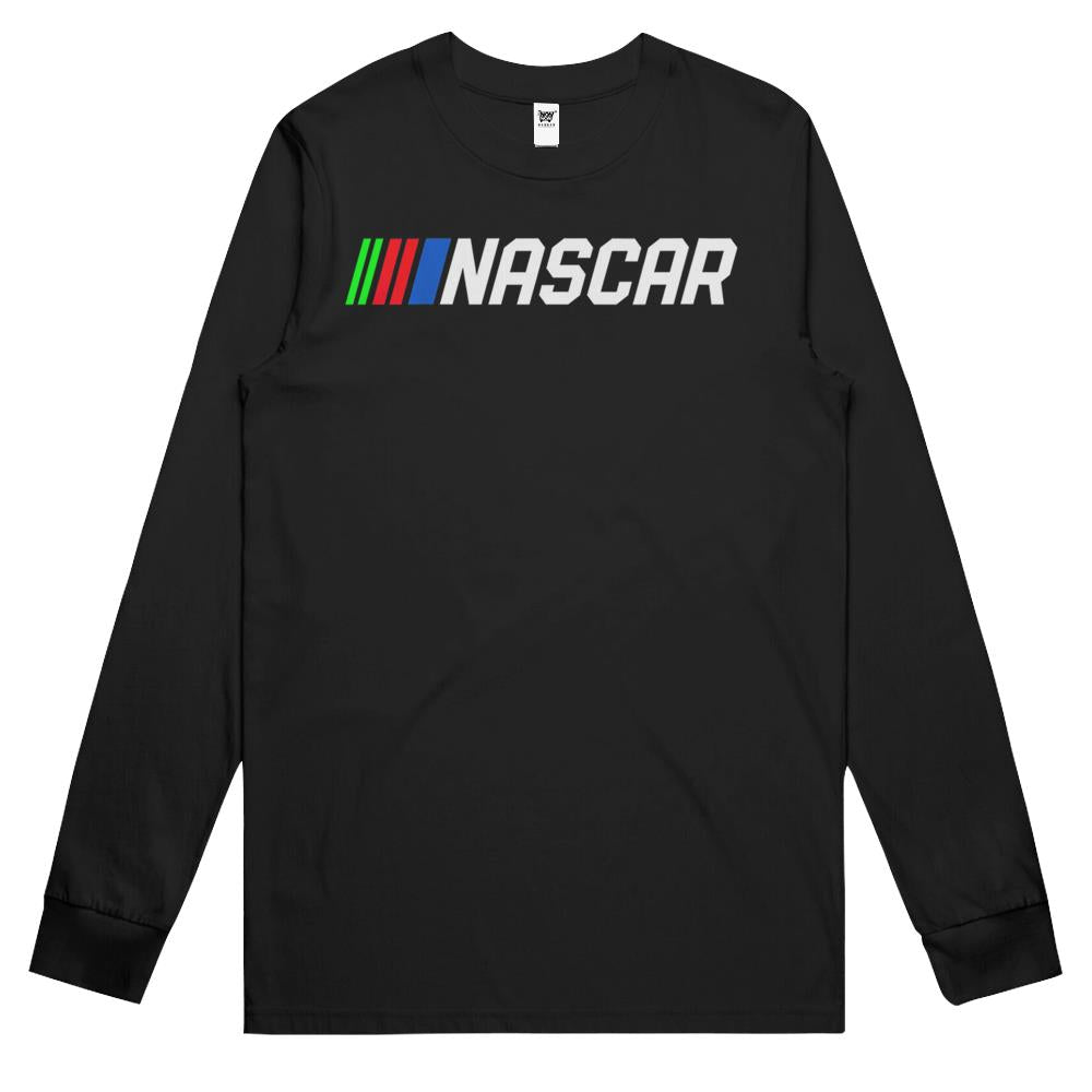 Womens Nascar Full Logo Long Sleeve T Shirts