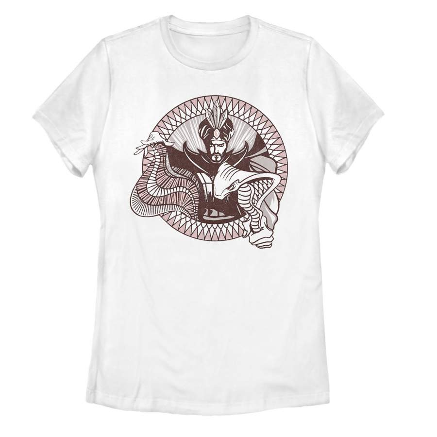 Aladdin Women’s Jafar Cobra Circle  T Shirt