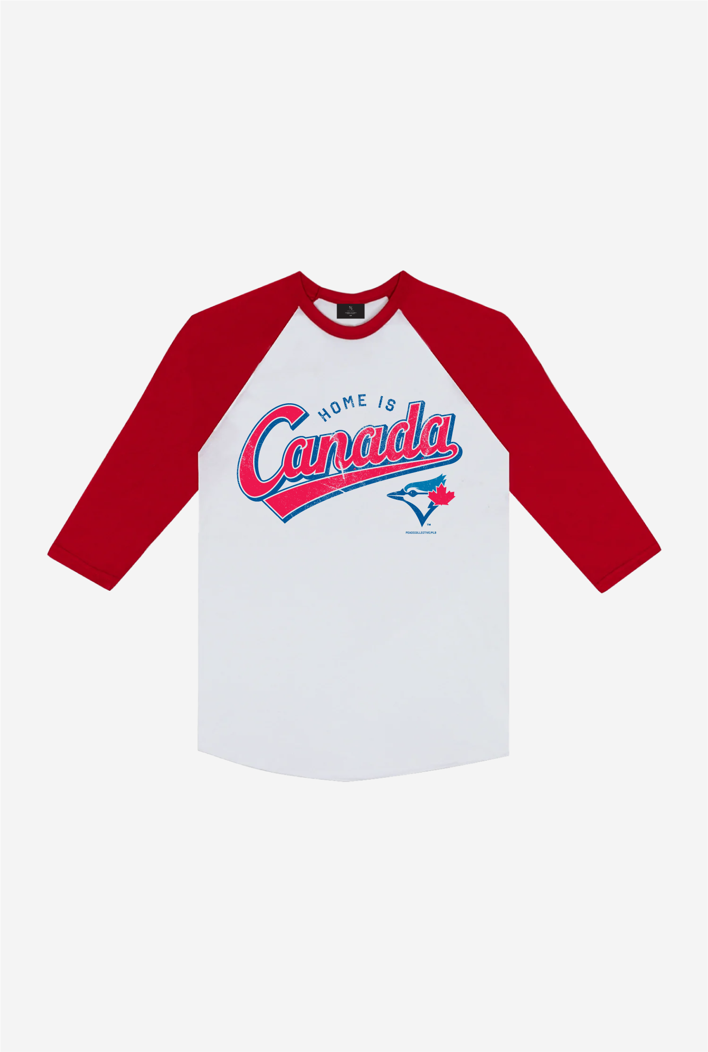 Tbj Canada Day Raglan T-Shirt – Red/Ivory