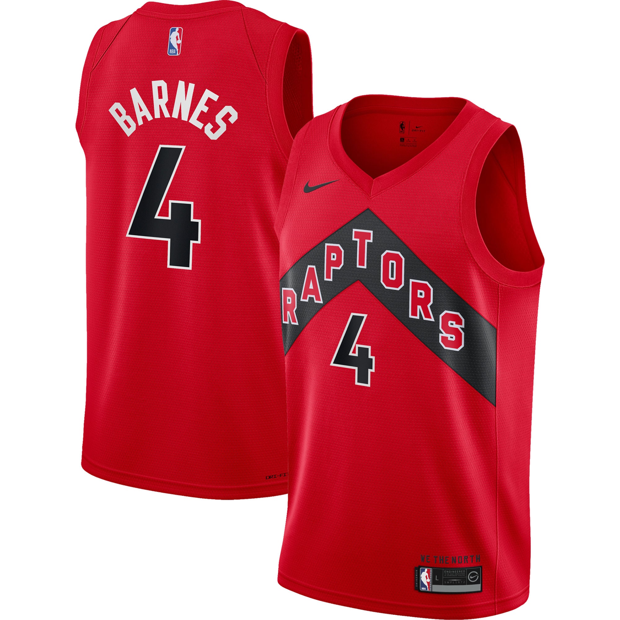 Scottie Barnes Toronto Raptors Youth Swingman Jersey – Icon Edition – Red