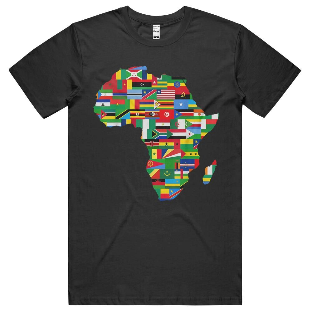 Africa Proud African Country Flags Continent Love T-Shirt, Hoodie, Long Sleeve Tee