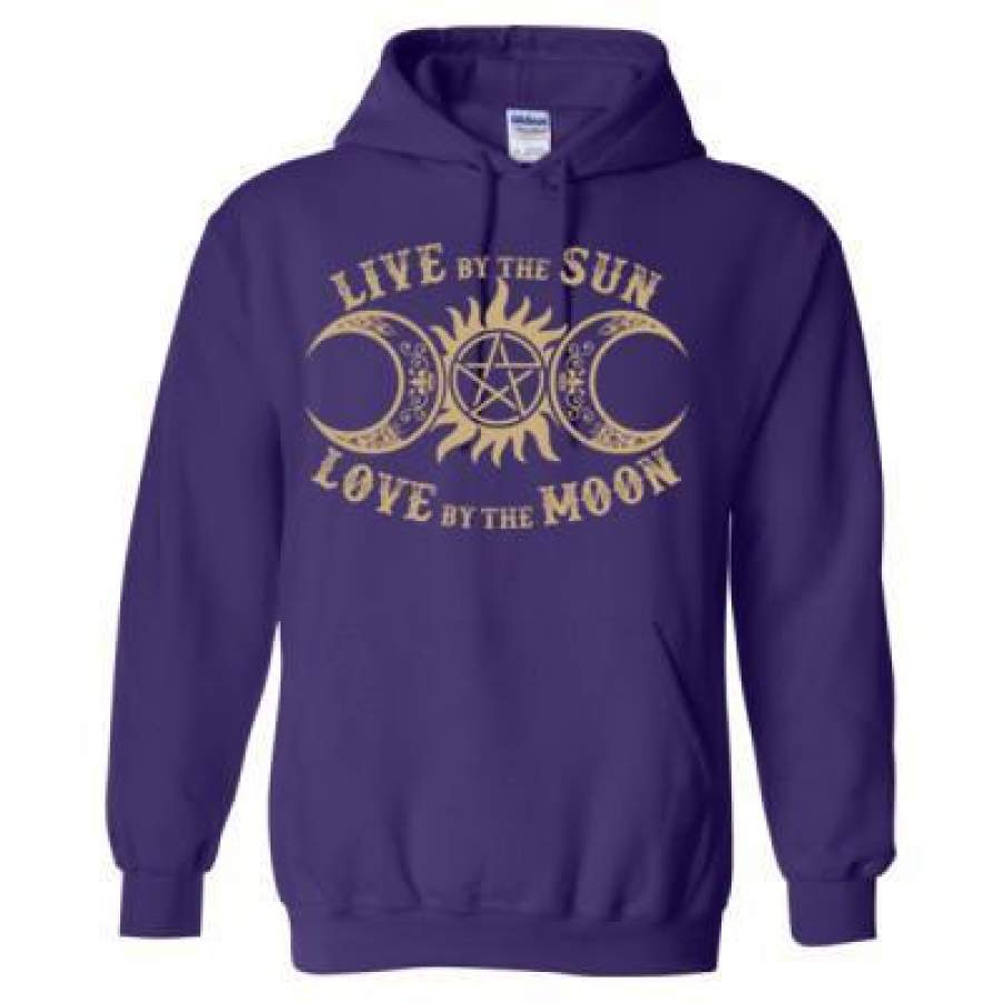 AGR Live By The Sun Love By The Moon – Heavy Blend™ Hooded Sweatshirt