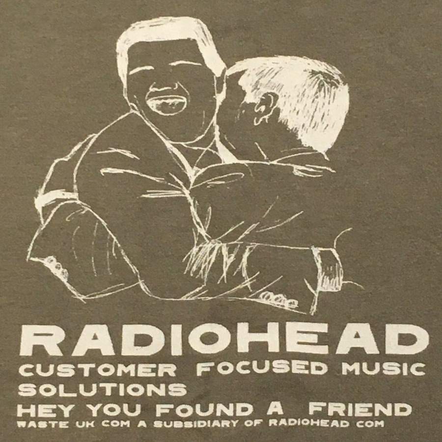 Vintage Radiohead Customer Focused Music Solutions Shirt