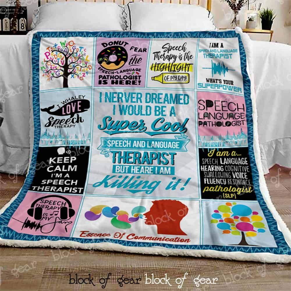 Speech Thepapist Sofa Throw Blanket D390