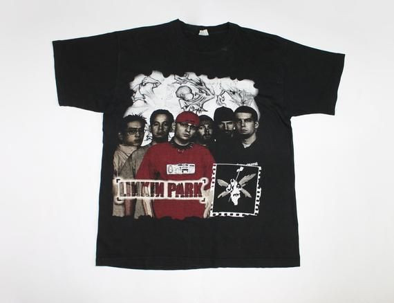 90S Linkin Park Shirt Hybrid Theory American Multiplatinum Rock Band Shirt Rap Metal Nu Metal Alternative Metal Electronic Rock Men S Shirt