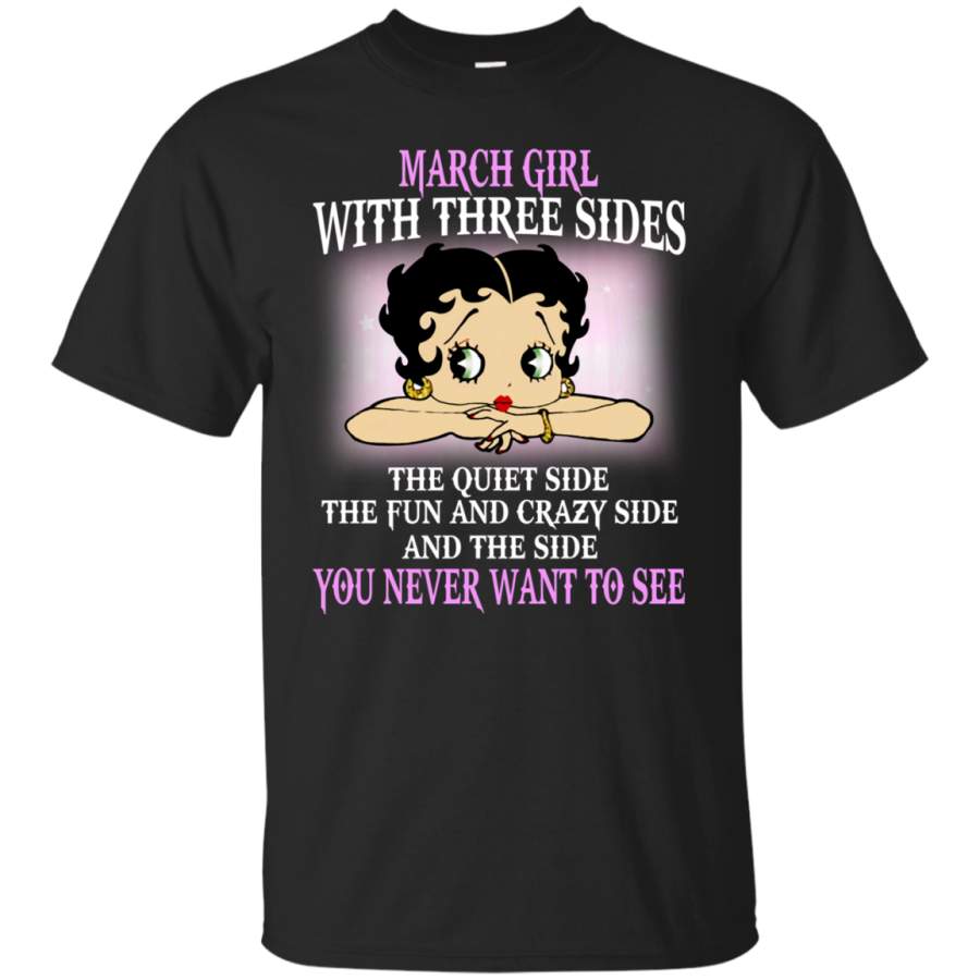 AGR March Girl With Three Sides – You Never Want To See Shirt, Hoodie