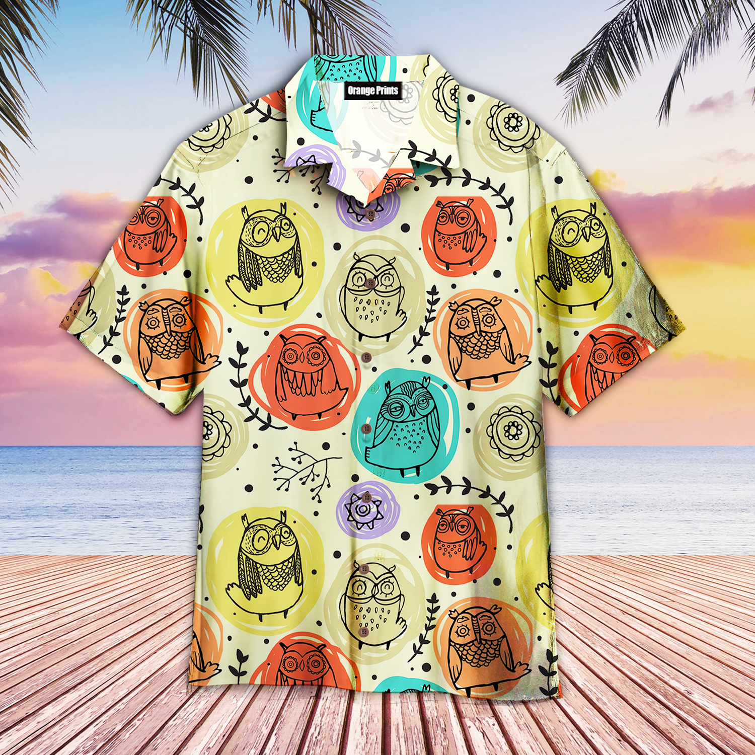 Owl Multicolor Amazing Design Hawaii Shirt For Men Women Ha85342