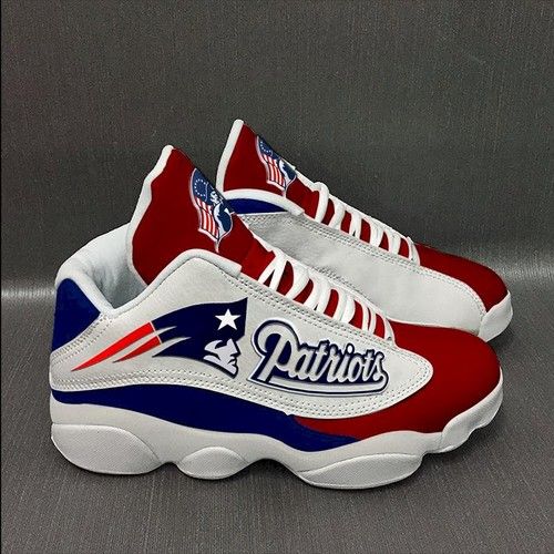 new england patriots air jordan 13 sneakers customized shoes for fan sneakers personalized shoes sport sneakers v2842