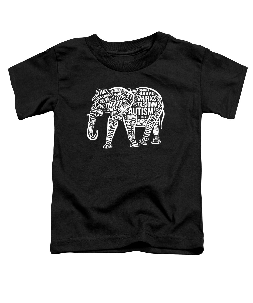 Autism T-Shirts For Sale,Autism Awareness Elephant Toddler T Shirt