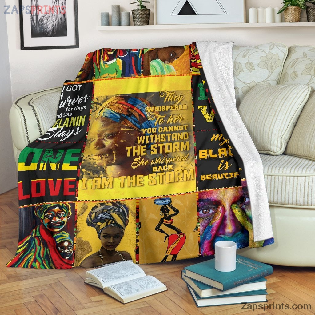 The Beauty Of African Culture – African American Blanket – African Culture And Traditions Fleece Blanket