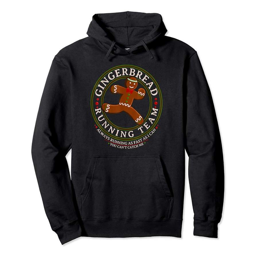 Christmas Gingerbread Running Team Hoodie