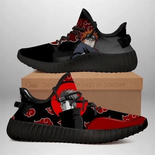 Akatsuki Pain Yz Sneakers Naruto Shoes Anime Yeezy Sneakers Shoes