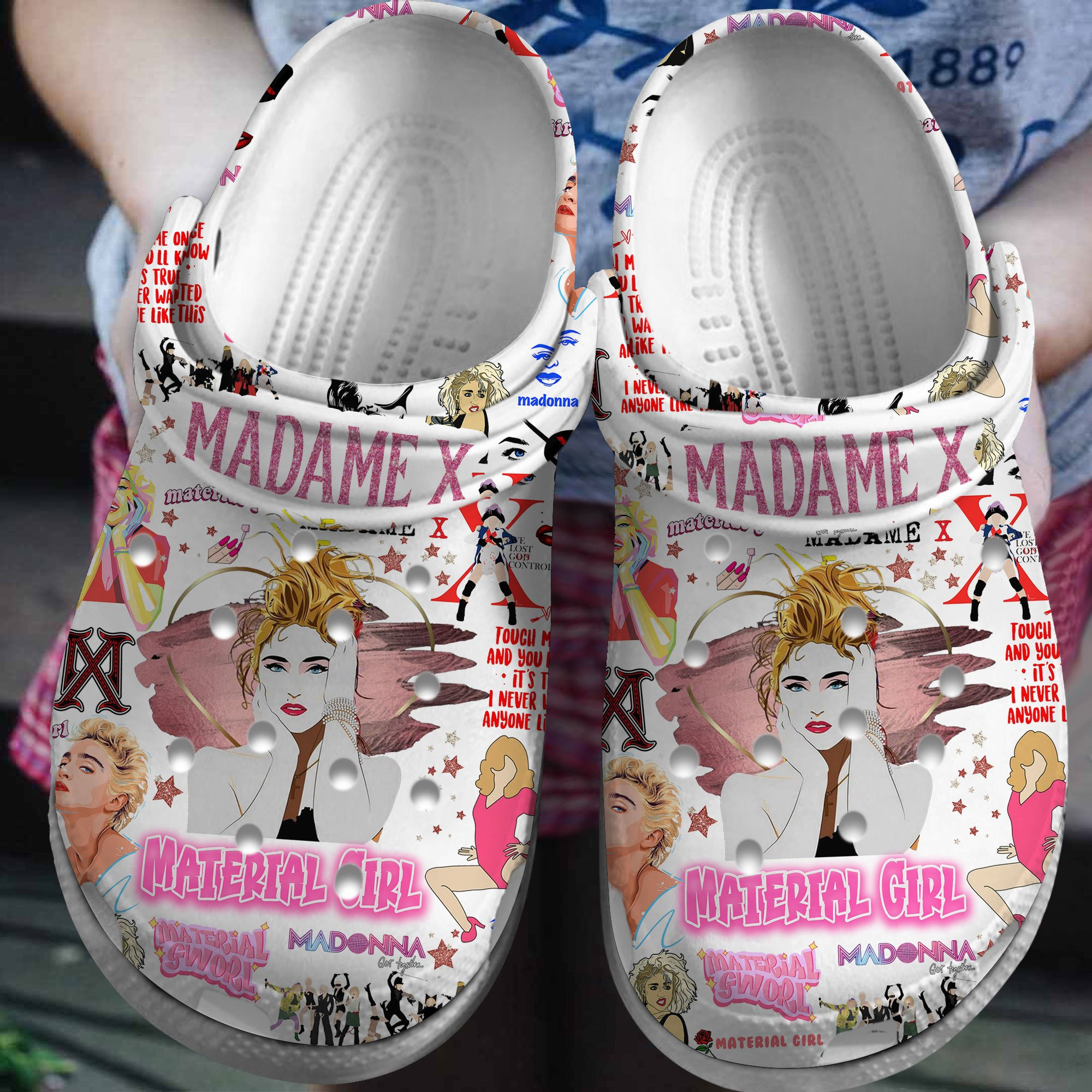 Madona Music Crocss Crocband Clogs Shoes Comfortable For Men Women And Kids Ja