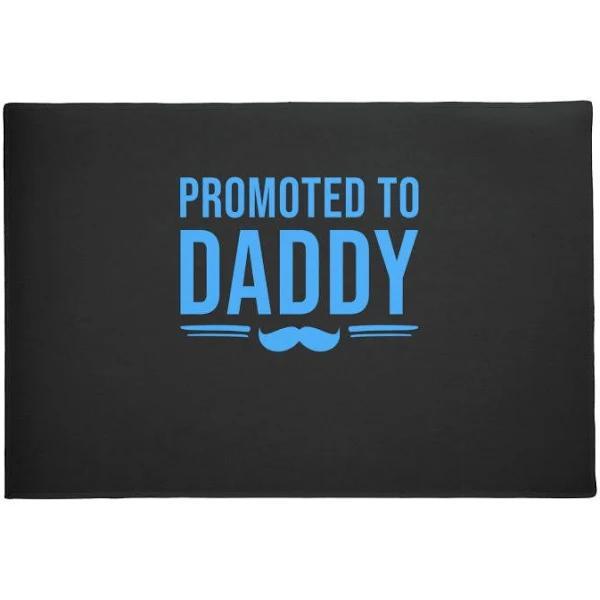 Promoted To Daddy Funny Doormat Floor Rug Housewarming Gift Home Living Home Decor Funny Doormat Gift Idea