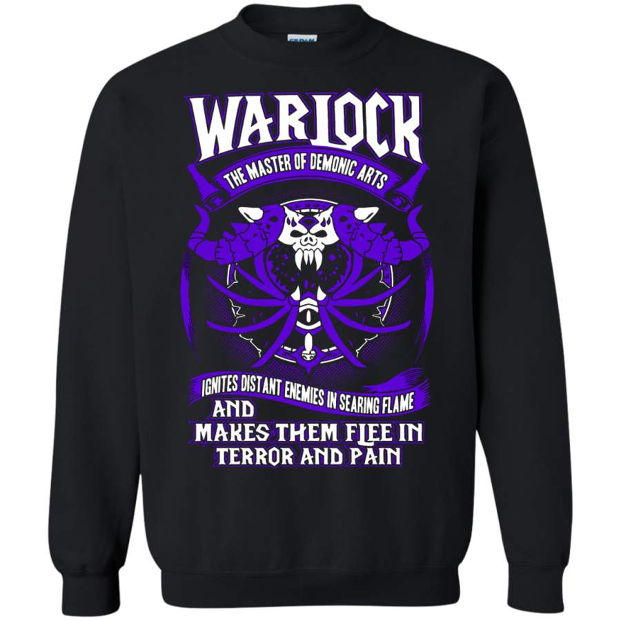 AGR World Of Warcraft Warlock The Master Of Demonic Arts Sweatshirt