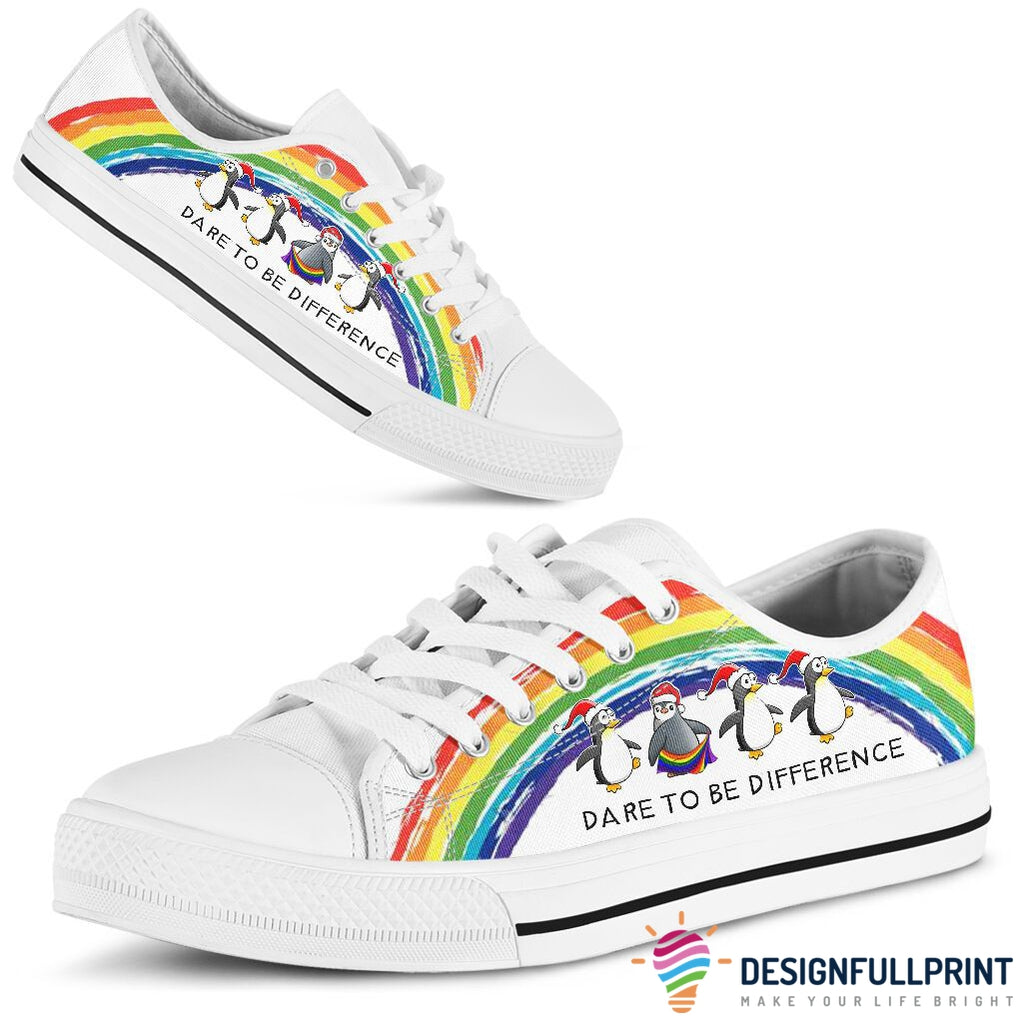 Lgbt Pride Gift Idea Lgbt Shoes Penguin Shoes Penguin Sneakers Lh Original Penguin Shoes Penguin Shoes Mens Animal Print Shoes