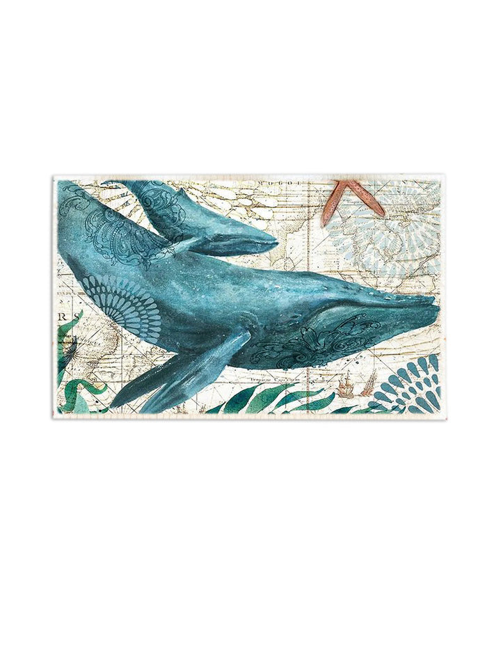 Waybackapparel Whale 3D Doormat