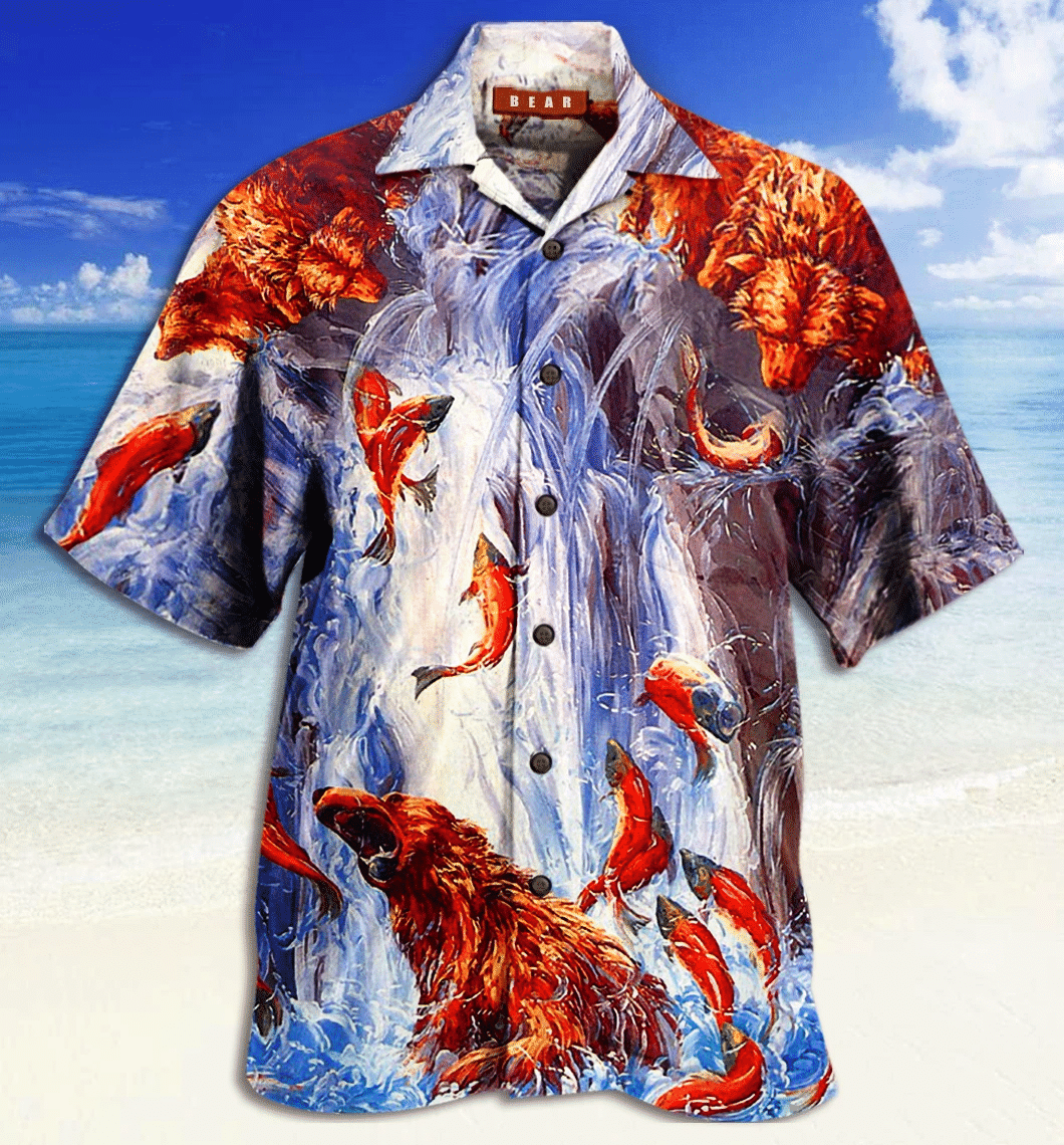 Fighting In Waterfall Hawaiian Shirt Ha31013