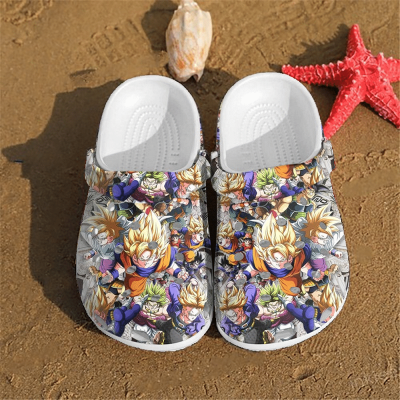 Dragon Ball Goku Clogs Clogband Clogs, Comfy Footwear, Shoes