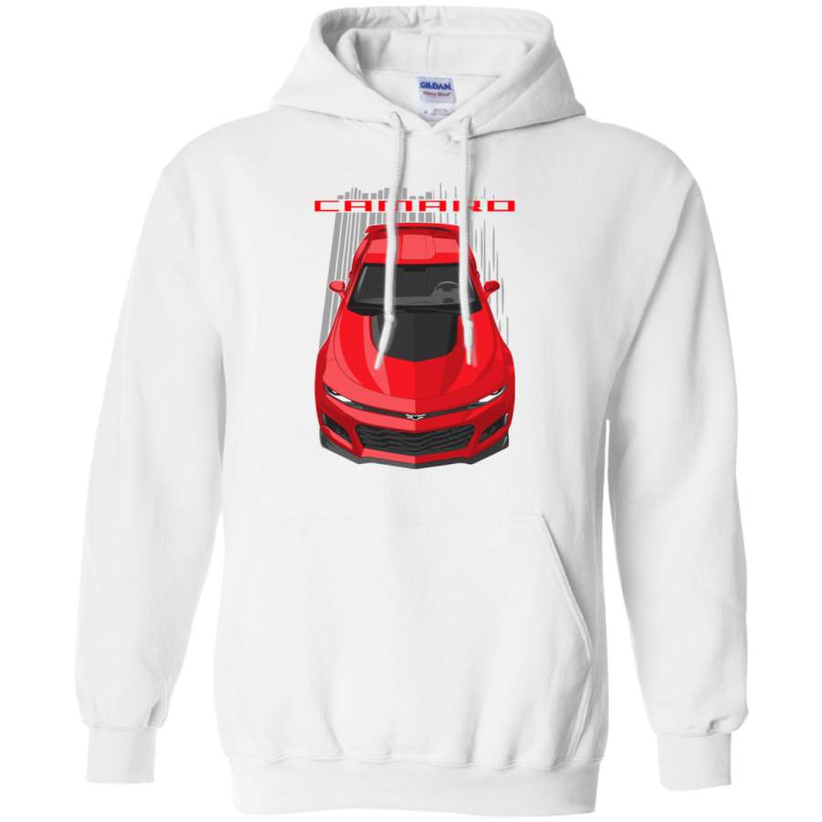 AGR Camaro 6th gen ZL1- Red Gildan Pullover Hoodie