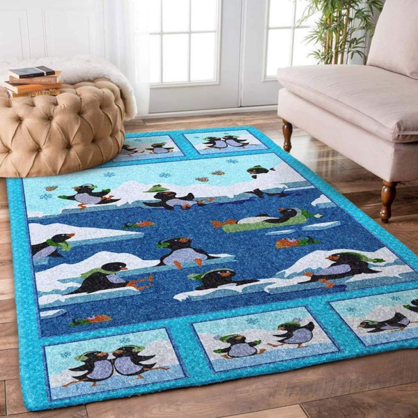 Penguin Christmas Rug RCDD81F46473