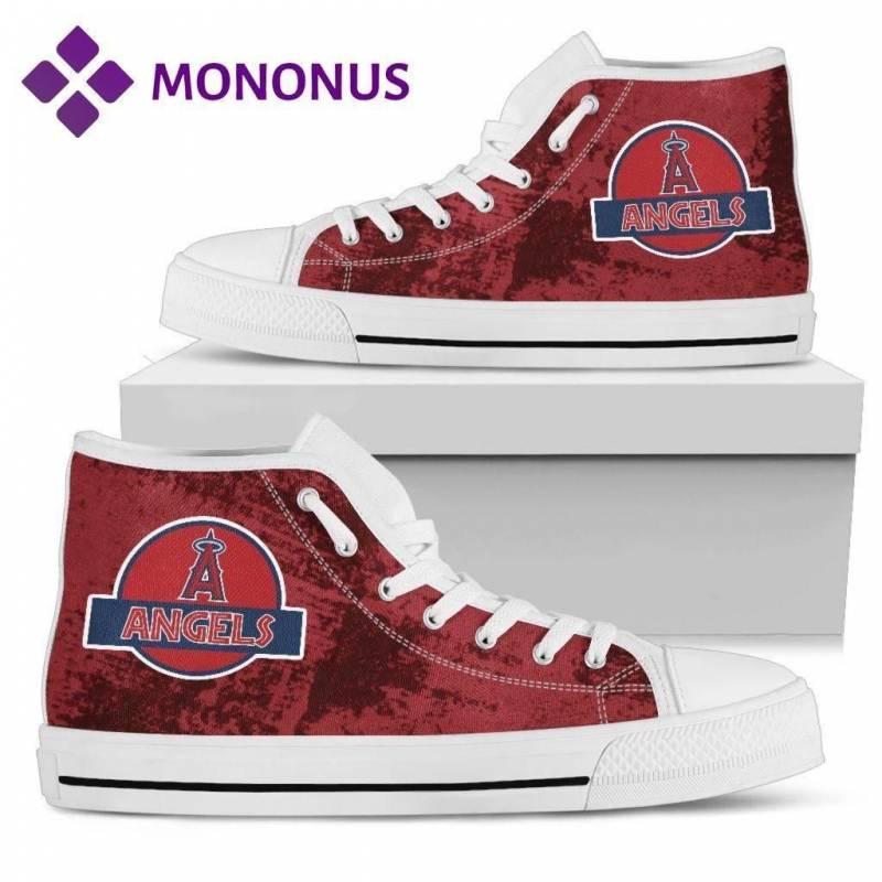 Jurassic Park Los Angeles Angels High Top Shoes White v2