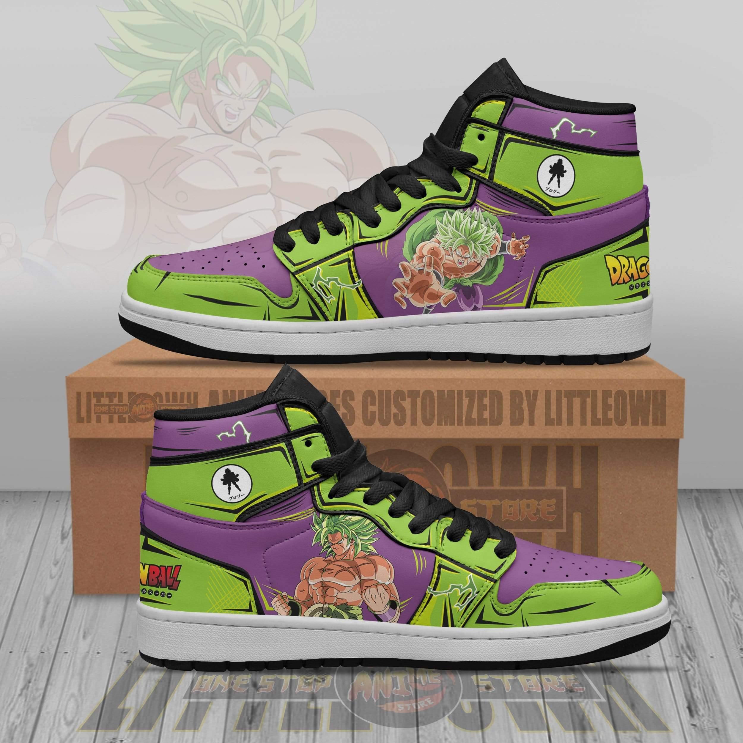 Broly Shoes Custom Dragon Ball Anime Jd Sneakers