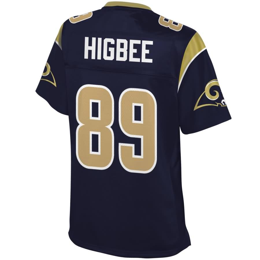 Tyler Higbee Los Angeles Rams NFL Pro Line Womens Player Jersey – Navy