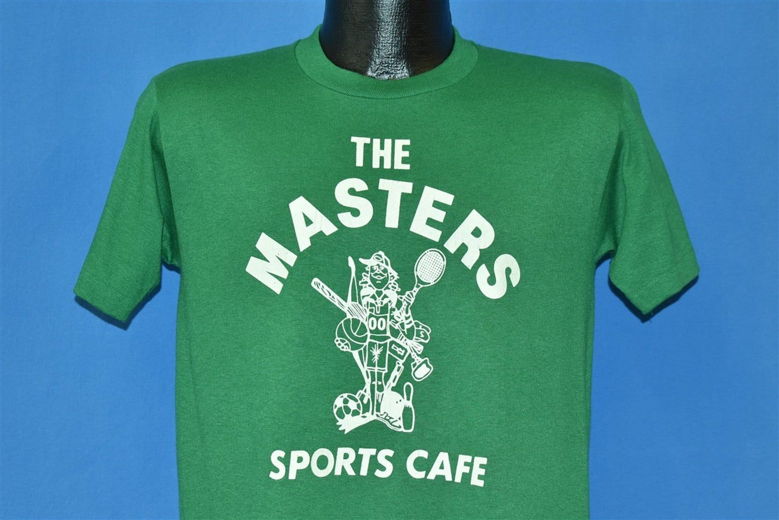 90S The Masters Sports Cafe Bar Sport Green T-Shirt