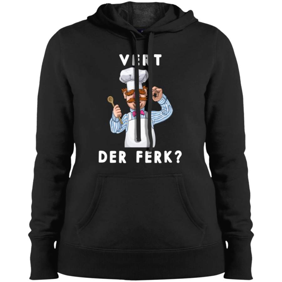 AGR Vert Der ferk Shirt Swedish Chef Tshirt Apron Kitchen Clothing Ladies’ Pullover Hooded Sweatshirt