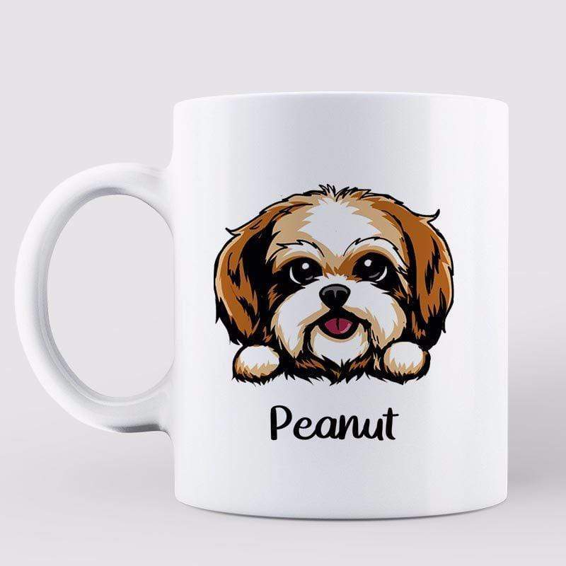 Happy Mother‘s Day From Peeking Dog Personalized Mug