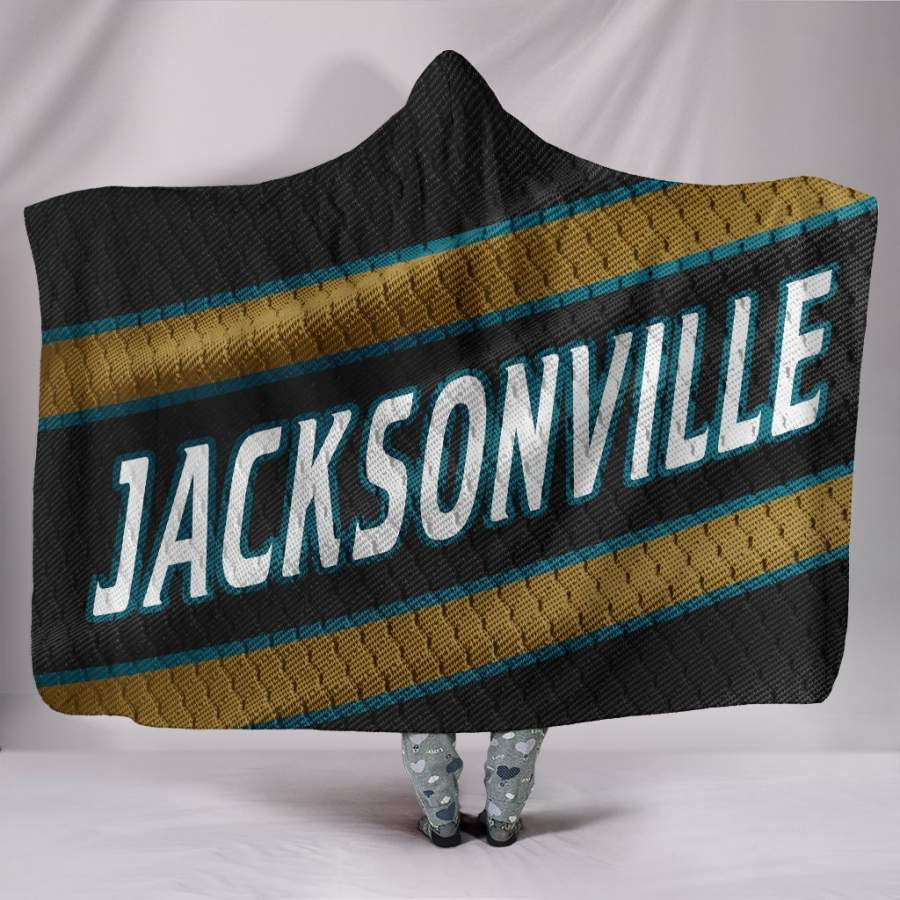 Jacksonville Jaguars Unofficial Football Jersey Hoodie Blanket