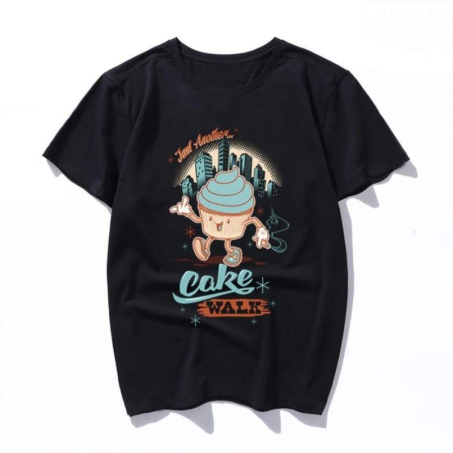 cake walk Summer Fashion Tops Tee Tumblr Girls Shirt Aesthetic Clothing Kawaii casual Harajuku Unisex T-Shirt