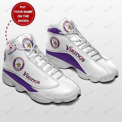 Minnesota Vikings Personalized Air Jordan 13 042 Shoes Sport Sneakers